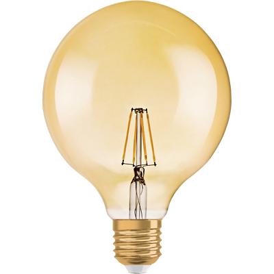 Ampoule Osram GLOBE GOLD Chrystal claire E27 7 W 1906 Blanc chaud