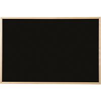 Tableau noir Bi-Office Basic 90 x 1,4 x 60 cm (l x p x h) Noir
