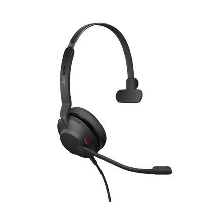 Casque audio Jabra Evolve2 30 UC Avec fil Mono Par dessus l'oreille Réduction du bruit USB Microphone Noir
