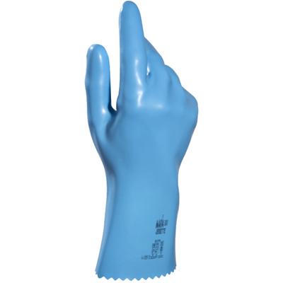 Gants de protection chimique Mapa Professional Type B 300 Taille 10 Latex Bleu