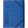 Trieur PAGNA A4 Vierge Carton 7 intercalaires Bleu 24,5 x 0,4 x 32 cm (l x p x h)
