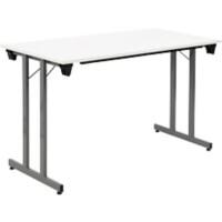 Table pliante Sodematub TPMU168 Blanc, gris 1200 x 600 x 740 mm