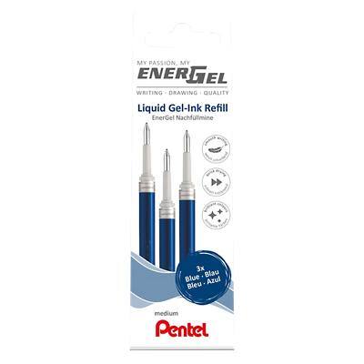 Recharge pour stylo roller Pentel EnerGel 0,4 mm Bleu LR7-3C 3 Unités