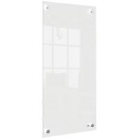 Tableau blanc Nobo Small 1915603 Surface en verre effaçable à sec Fixation murale Sans cadre Blanc 300 x 600 mm