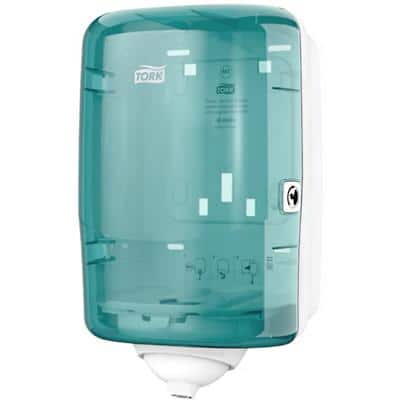 Distributeur d'essuie-mains Tork M3 Plastique Blanc, turquoise