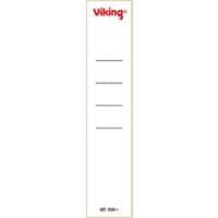 Étiquettes autocollantes pour classeurs Viking A4 39 mm Blanc 10 Unités