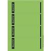 Étiquette adhésive pour dos de classeur Leitz 1685 A4 Vert 6,15 x 19,2 cm 25 Feuilles de 4 Étiquettes