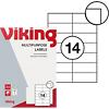 Étiquettes multifonctions Viking Autocollantes 105 x 42,3 mm Blanc 100 Feuilles de 14 Étiquettes