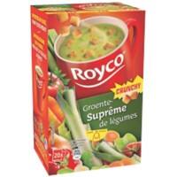 Soupe instantanée Royco Suprême de légumes avec croûtons 20 Unités de 30 g