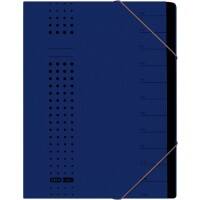 Trieur ELBA Chic A4 Bleu Carton 25 x 1,5 x 31,5 cm 12 compartiments
