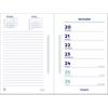 Calendrier de bureau Brepols 2025 1 Semaine sur 2 pages Néerlandais 15 (l) x 10 (H) cm Blanc