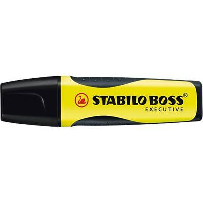 Surligneur STABILO Boss Executive Jaune Pointe large Biseautée 2 - 5 mm