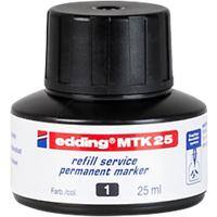 Recharge d'encre edding MTK25  Noir 25 ml