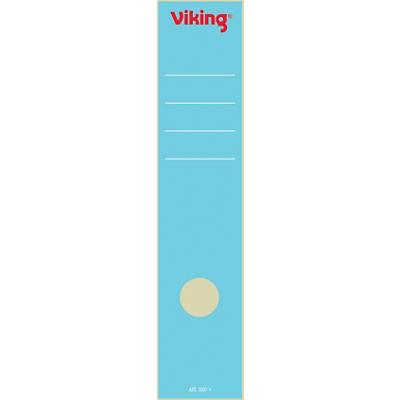 Étiquettes pour dos de classeur Viking 60 mm Bleu Longues 10 Unités