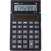 Calculatrice de bureau Viking 12 chiffres Noir Solare AT-830 ECO