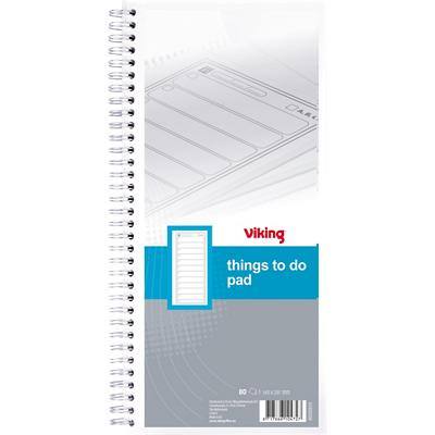 Carnet "choses à faire" Viking Blanc Ligné Perforé 29,7 cm 70 g/m² 40 feuilles 80 pages