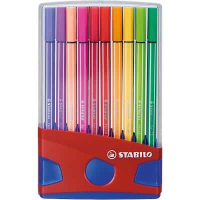 Stylo-feutre STABILO Pen 68 ColorParade 1 mm 20 unités