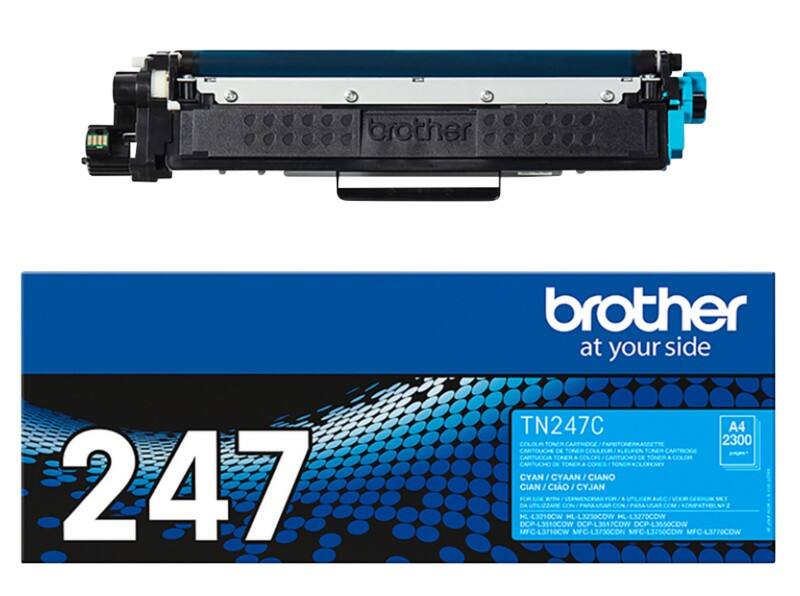 Toner Brother TN-247C D'origine Cyan
