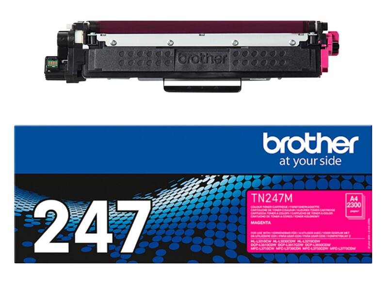 Toner Brother TN-247M D'origine Magenta