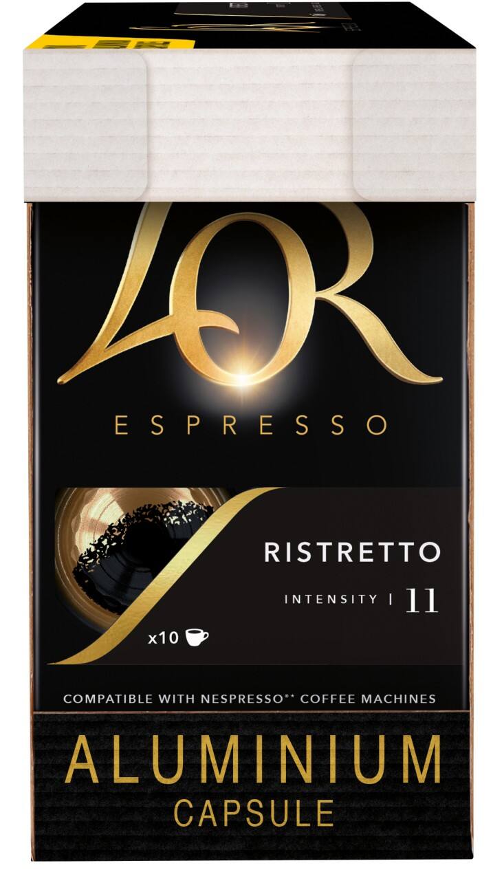 Café Espresso Ristretto L'OR 100 Unités de 5.2 g