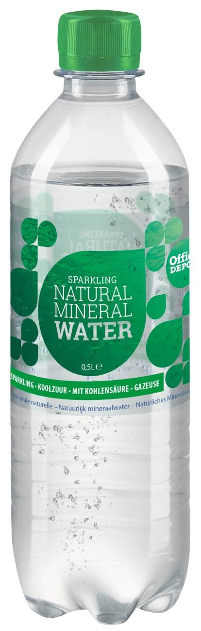 Eau minérale Office Depot Pétillante 6 Bouteilles de 500 ml