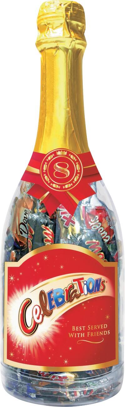 Chocolats Celebrations Bouteille de champagne 312 g