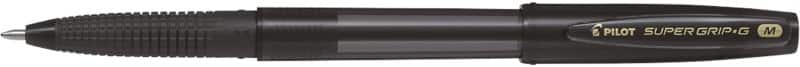 Stylo-bille Pilot Super Grip G Non rétractable Noir 0,4 mm Moyen Conique Rechargeable