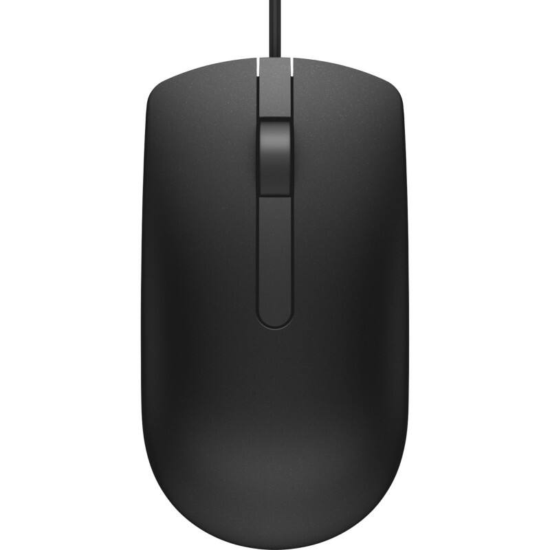 Souris Dell MS116 Avec fil Noir Adapté pour les gauchers