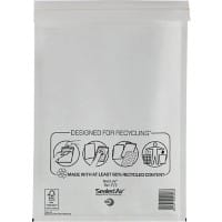 Pochettes d'envoi Mail Lite F/3 220 (l) x 330 (H) mm Bande adhésive Blanc 50 Unités