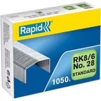 Agrafes Rapid Standard 24873600 Acier Argenté 1 000 Agrafes