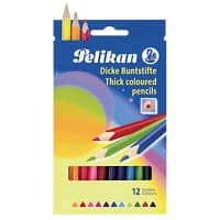 Crayon de couleur Pélikan BSD12DN Assortiment Pack 12