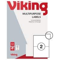 Étiquettes multifonctions Viking Coins droits 210 x 148 mm Blanc 210 x 148 mm 200 Étiquettes
