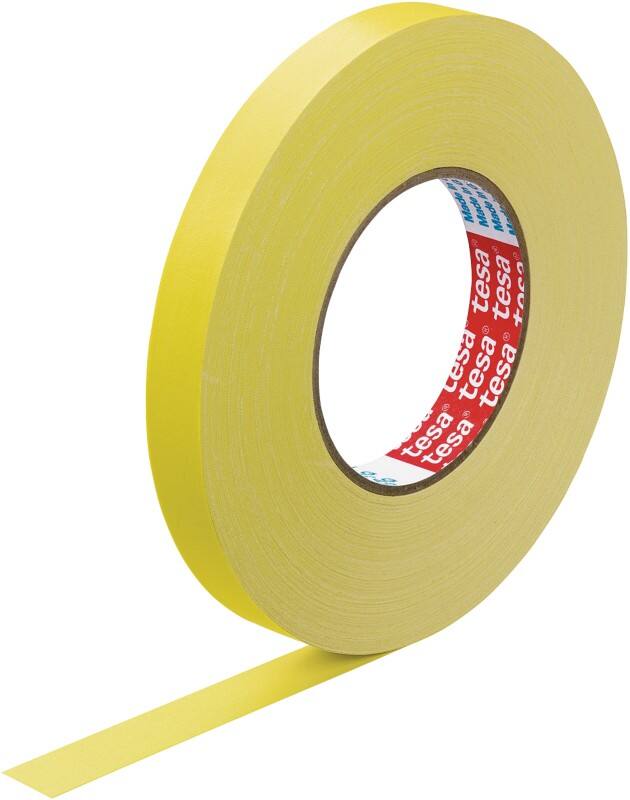Ruban adhésif tesa extra Power Perfect 57230 Jaune 19 mm (l) x 50 m (L) Tissu