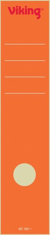Étiquettes pour dos de classeur Viking Spécial 60 mm Rouge 10 Unités