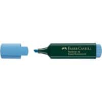 Surligneur Faber-Castell Superfluorescent Bleu Pointe moyenne Biseautée 1 - 5 mm Rechargeable