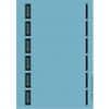 Étiquettes adhésive de dos imprimables PC Leitz 1686 pour classeurs à levier Leitz 1050 bleu 39 x 192 mm 150 unités