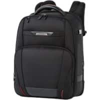 Sac à dos pour PC portable Samsonite Pro-DLX5 15.6 " Nylon balistique, cuir Noir 32 x 44,5 x 23 cm