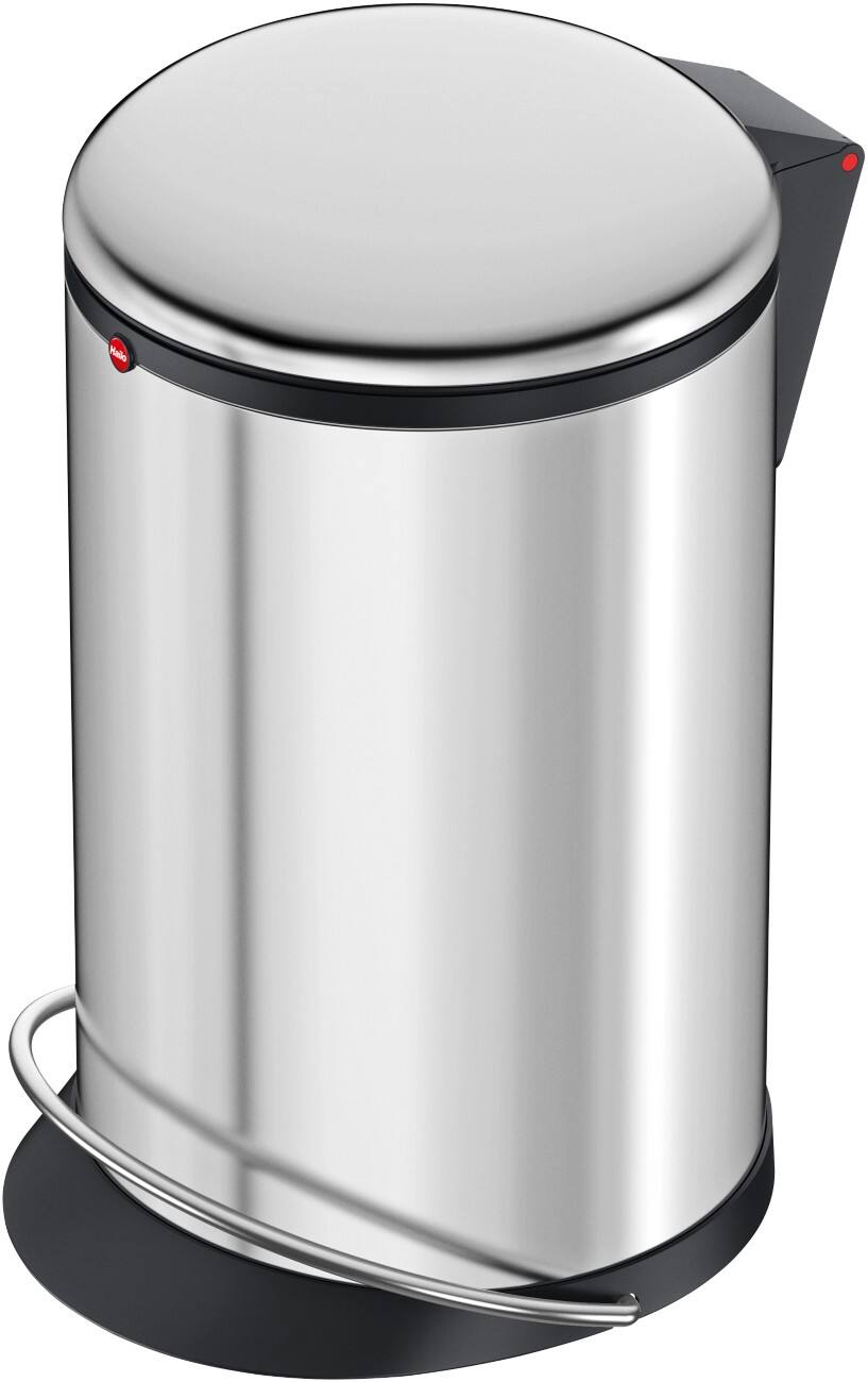 Poubelle à pédale Acier inoxydable Hailo 12 L 34,4 x 46,5 cm Argenté