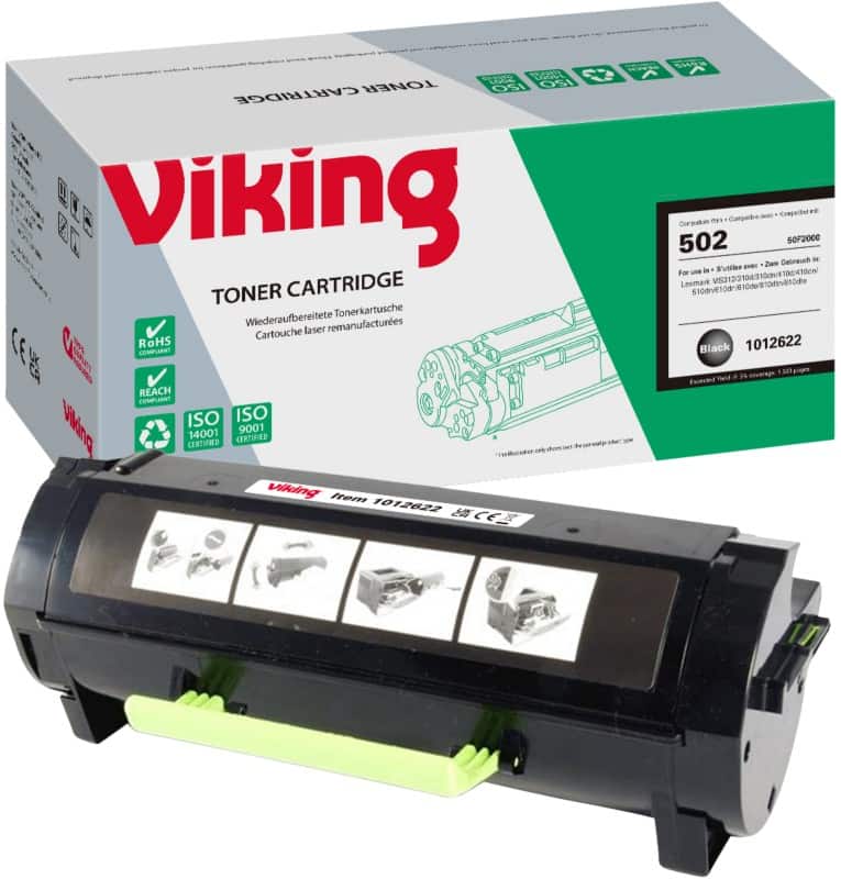 Toner Viking Lexmark 50F2000 Noir
