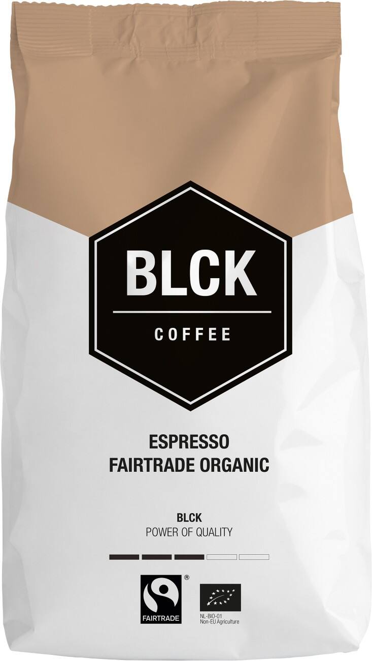 Café BLCK Fairtrade Organic 8 Unités de 1000 g