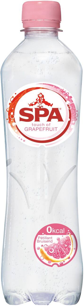 Eau minérale Spa Intense Pétillante Pamplemousse 6 Bouteilles de 500 ml