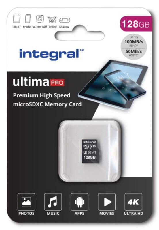 Carte MicroSDXC Integral UltimaPRO 128 Go