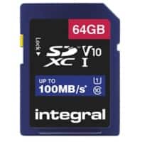 Carte mémoire SDXC Integral V10 64 Go