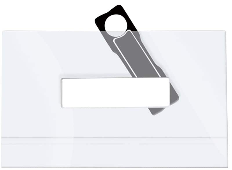 Porte-nom Viking Magnétique en Paysage 90 x 54mm 25 unités