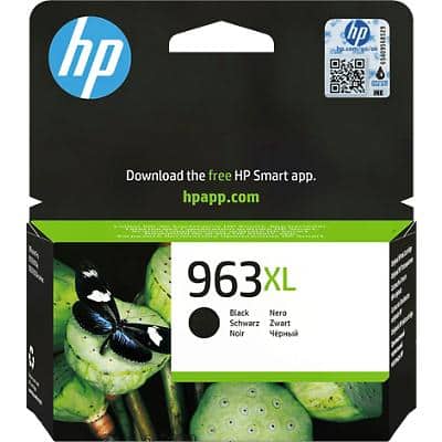 ✓ HP Cartouche encre 963 XL (3JA30AE) noir couleur Noir en stock