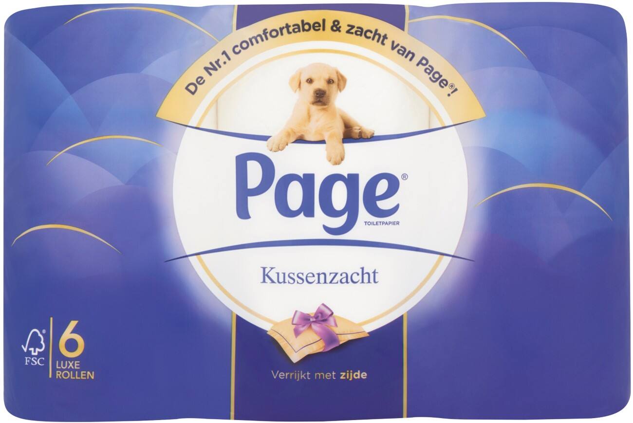 Papier toilette Page Pillow soft 6 Rouleaux