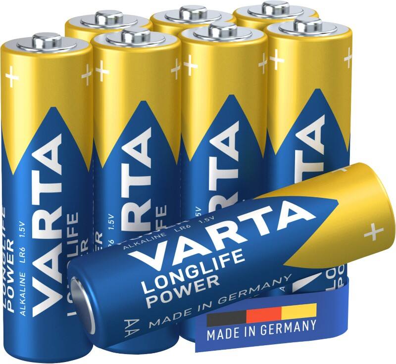 Piles VARTA LONGLIFE Power AA 8 Unités