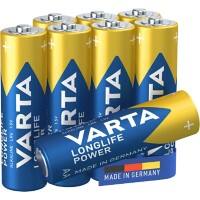 Piles VARTA LONGLIFE Power AA 8 Unités