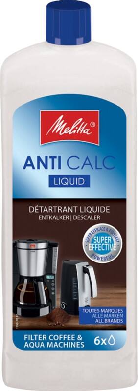 Détartrant liquide Melitta 192618 pour cafetières et bouilloires 250 ml