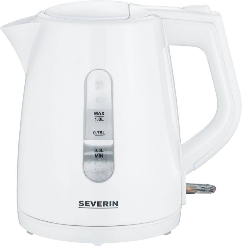 Bouilloire électrique SEVERIN 1 L Blanc 2200 W Sans fil WK 3411